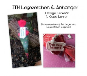 ITH Lesezeichen & Anhänger - 1.Klasse Lehrer / Lehrerin